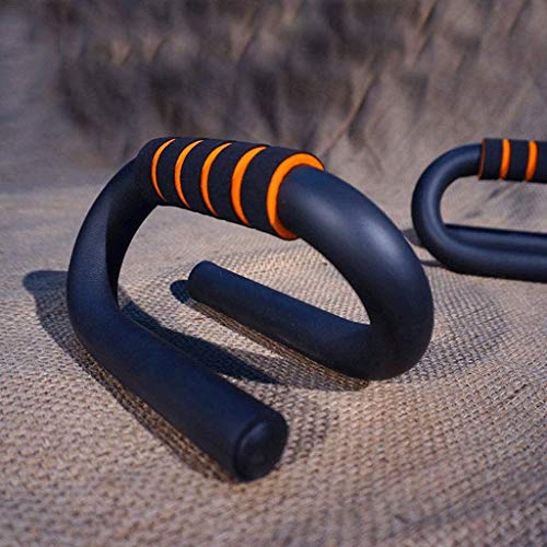 Steel Push Up Bars - Pushup Stands Handles for Home Floor and Yoga Athletics Exercise Equipment with Foam Padded Grips
