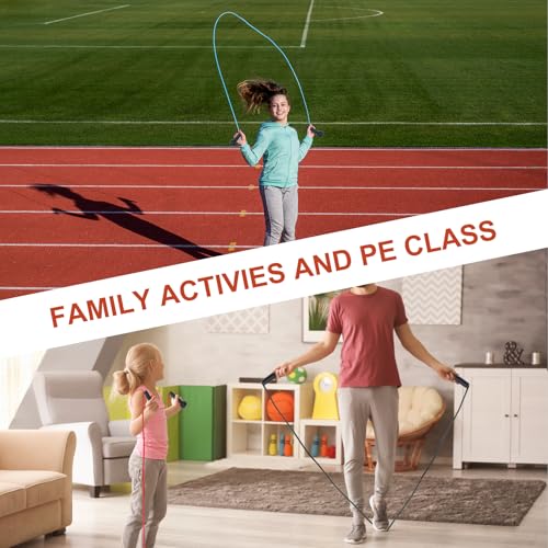 PATIKIL Jump Rope PVC, Adjustable Speed Skipping Rope Tangle-Free Exercise Equipment for Workout Women Men Outdoor Training Home Fitness
