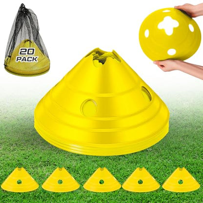 Jumbo Soccer Cones Big Training Disc Cone - color: Yellow