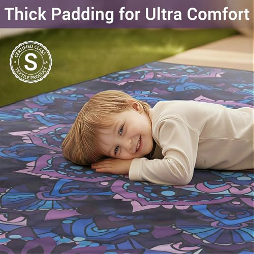 60x80" Large Picnic Blankets Waterproof Outdoor Beach Blanket Sandfree Tent Camping Sleeping Carpet Portable Yoga Meditation Mat Road Trip Car Travel Essentials Hiking Backpacking Gear Gifts