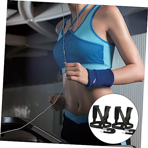 Toyvian 2pcs Resistance Sled Harness Shoulder Straps Weight Bearing Fitness Belt for Strength Training Running Speed Enhancement Suitable for Professional Sports and Outdoor Workouts