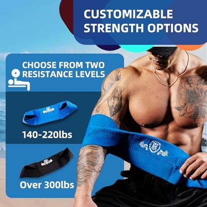 MANUEKLEAR Bench Press Band, Sling Bench Press Band for Men and Women Power Weight Lifting Fitness - Push Up Exercise Assistance Bench Block Increase Strength Gym Workout Equipment