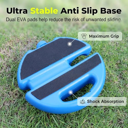 Tennis Ball Training Baseboard, Tennis Trainer Rebound Ball with String, Solo Tennis Practice Rebounder for Backyard, Court,Garage, Self Tennis Training Equipment Set for Adult,Beginner