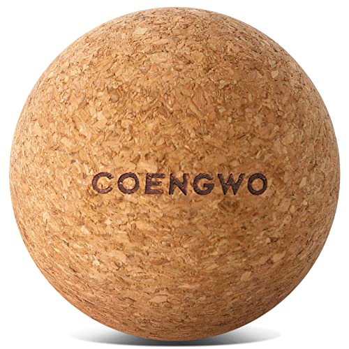 Cork Massage Ball, Cork Myofascial Release Ball, Yoga Therapy Ball for Trigger Point Therapy, Muscle Knots, Deep Tissue Relief, 3 Inch - size: 3 Inch(No Bag)