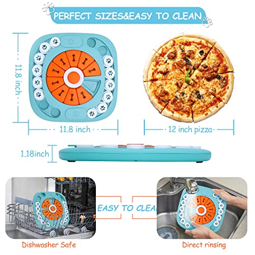 FOXMM Dog Puzzle Toys,Interactive Treat Puzzle Dog Toy for IQ Training - style: M-Level 3