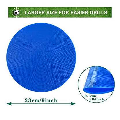 Poly Spots Spot Markers 4.72 Inch & 9 Inch Multicolor Floor Dots - style: 9inch 30pcs