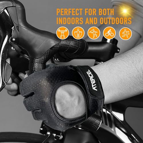 ATERCEL Weight Lifting Gloves Full Palm Protection, Workout Gloves for Gym, Cycling, Exercise, Climbing, Breathable, Super Lightweight for Mens and Women