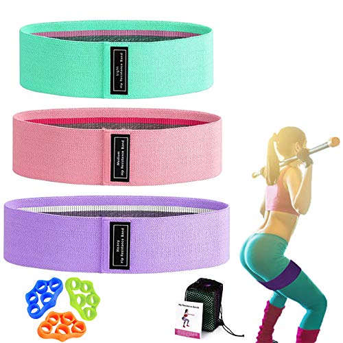 Resistance Loop Bands for Legs and Butt Exercise Bands,Non Slip Thicken Elastic Booty Bands,3 Levels Workout Bands Women Sports Fitness Band for Squat Glute Hip Training Home Gym Physical Therapy