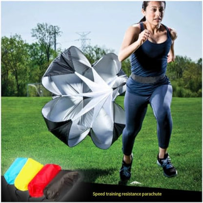 Resistance Parachute for Track and Field Running, Deceleration Speed Chute for Sprint Explosive Power Training, Kids Fitness & Football Training Equipment