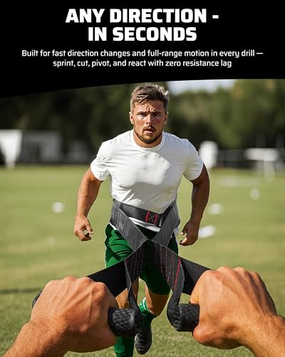 THEFITGUY Explosive Sprint & Load Bundle – Coach Resistance Belt and Sled Pulling Belt