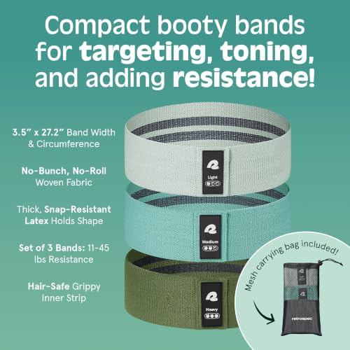 Retrospec Engage Resistance Booty Bands - color: Ocean's Bottom