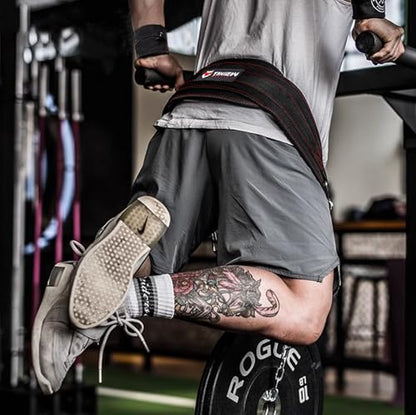 Heavy Duty Dip Belt With Chain - Weighted Pull Up Belt for Workout