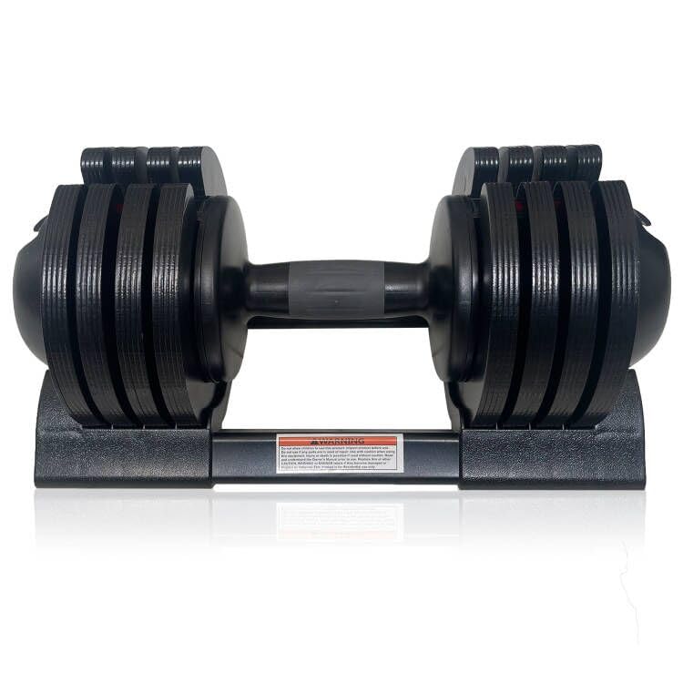 Adjustable Dumbbell Set 7/14/22 LBS - Heavy-Duty Steel & Plastic Design, Compact Space-Saving Home Gym Equipment for Strength Training, Fitness & Full-Body Workouts