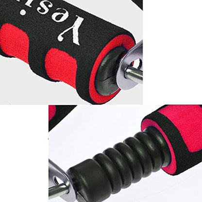 Hand Grip Strengthener Set, Forearm Exerciser, Finger Exercise Gripper, Grip Strength Trainer, hand Trainer-Soft Foam Hand Exerciser for Quickly Increasing Forearm and Hand Grips,2 Pack - color: Red