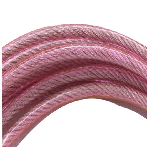 DA VINCI Ultra Speed 10 Ft Adjustable Cable Jump Rope, Super Fast for Double Unders - color: Pink