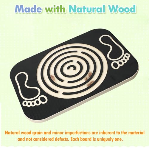 Balance Board Maze for Kids, 17.5 IN Toddlers Wobble Board for Training