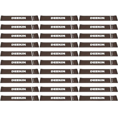 30 Pcs Resistance Bands Bulk Resistance Loop Elastic Exercise Bands Exercise Equipment for Women Men Home Pilates, Fitness, Gym, Yoga - color: Brown, style: 55-60 Lbs