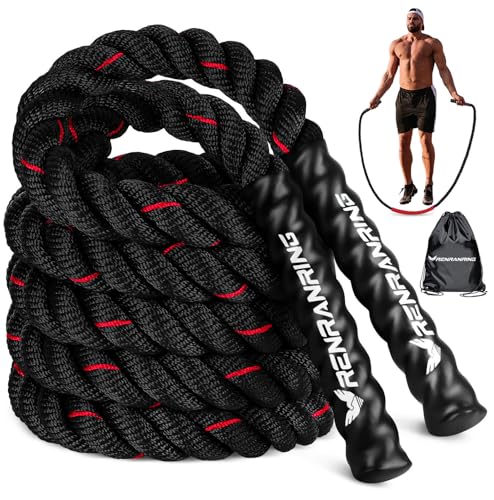 Weighted Jump Rope for Men and Women, 3lb 4lb 5lb Adult Heavy Skipping Rope, Jumprope for Fitness,Workout Equipment, Fitness Equipment for Home Gym Exercise,Improve Strength and Building Muscle - style: 5lb