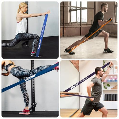 Resistance Bands for Working Out, Exercise Bands, Workout Bands, Pull Up Assistance Bands for Body Stretching Training Physical Therapy Muscle Training for Men & Women