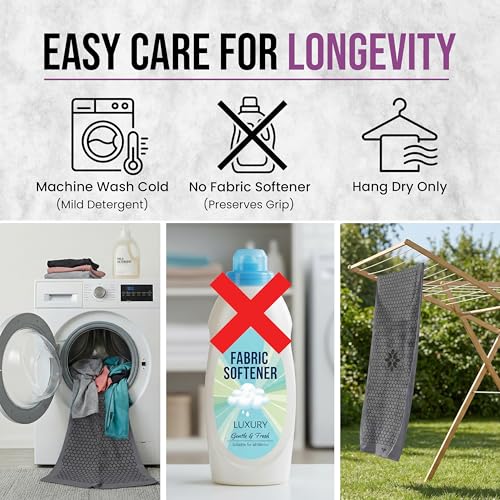Hot Yoga Mat Towel – Non-Slip Grip for Hot Yoga, Sweat Absorbent, Honeycomb Silicone Grip, Stays Flat – Ideal for Pilates, Travel, Washable & Lightweight - Gray - color: Gray