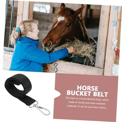 VICASKY Adjustable Hanging Bucket Strap Wear Resistant Feeder Strap for Easy Suspension Barns Stables and Training Grounds for Buckets and Accessories