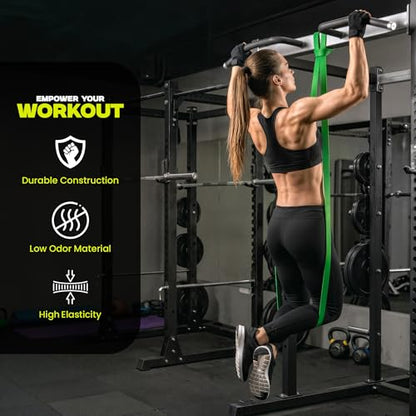 Utopia Fitness Pull Up Bands, Pull Up Resistance Bands Set of 5, Heavy Duty Pull Up Assistance Bands 8-125 lbs, Resistance Bands for Working Out, Strength Training, Physical Therapy for Men & Women
