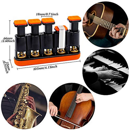 Finger Strengthener, Guitar Beginner Exercier, Finger Trainer, Hand Grip Strength Trainer for Athletes,Musicians