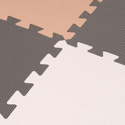 BalanceFrom Foam Floor Tiles for Kids - Non-Toxic Comfortable Baby Play Mat and Interlocking Foam Tiles for Crawling & Development, Soft Play Mat for Babies, 36 Tiles Cover 36 SQ SF