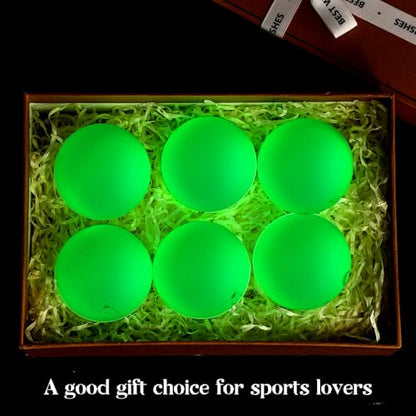 Soulchen Glow in The Dark Lacrosse Ball Official Size Night Practice Training Sport Ball for Indoor Outdoor Sports Gifts