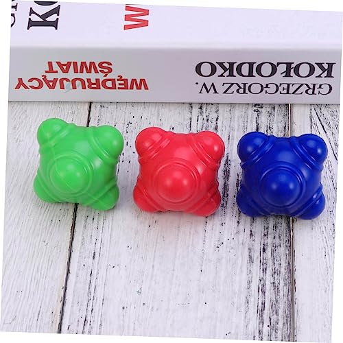 BESPORTBLE 3pcs Fitness Reaction Soccer Training Equipment Reaction Football Agility Bounce Training Balls Football