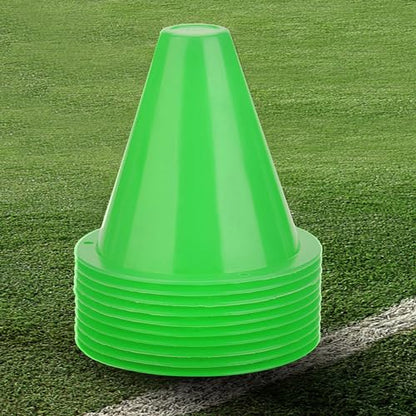 OUKENS Training Marker Cones, 10pcs 3 Inch Mini Sports Cones Football Training Sports Equipment Roller Skating Barriers Plastic Marker Holder Accessory for Fitness Practice