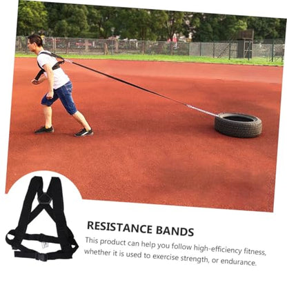 GANAZONO Resistance Sled Pull Strap Multi Functional Load Bearing Fitness Belt for Strength and Endurance Training and Durable for Efficient Workouts