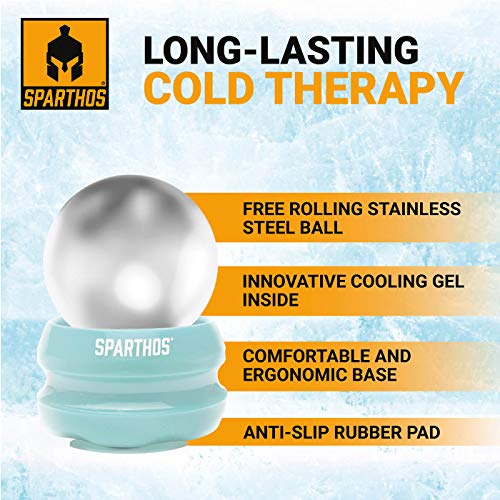 Sparthos Cold Ice Massage Roller Ball, Cryosphere Massager -Mint-54mm - color: Electric Blue, style: 54mm (Pack of 1)