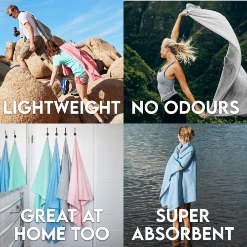 Dock & Bay Beach Towel - Quick Dry, Sand Free - Compact, Lightweight - 100% Recycled - Includes Bag - Essential - Deep Sea Navy, Extra Large (200x90cm, 78x35) - color: Essential - Deep Sea Navy, size: Extra Large (200x90cm, 78x35")