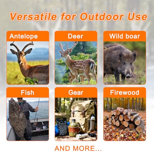Deer Drag Sled, Heavy Duty Tear Resistant Hunting Sled with Deer Drag Harness and Rope, Portable Hunting Accessories for Game Dragging, Hauling Elk, Turkey, Duck, and Ice Fishing Gear