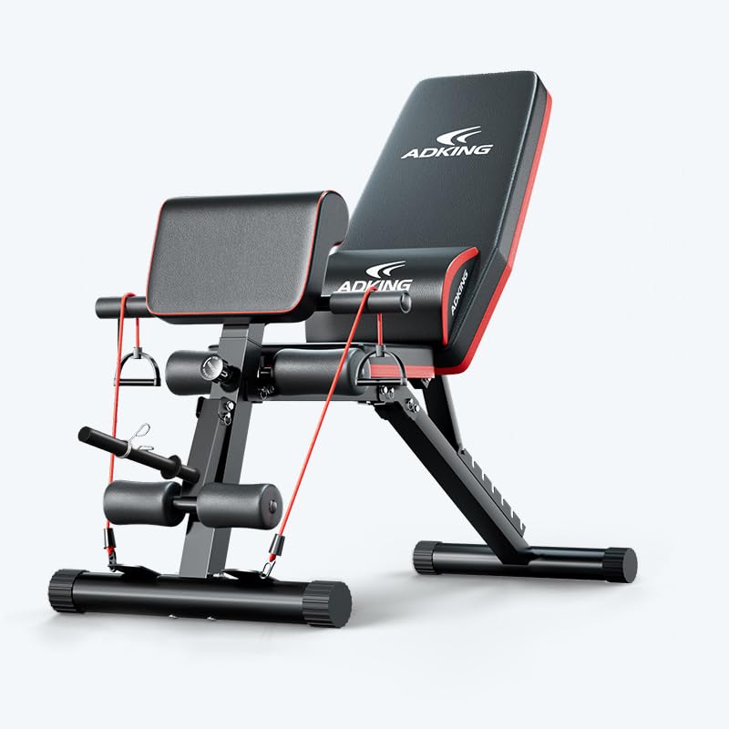 13-in-1 Multifunctional Dumbbell Bench Press & Sit-Up Chair – Adjustable Folding Home Gym Equipment for Strength Training, Core Workouts, Dumbbell Lifts & Full-Body Exercise – Compact & Heavy-Duty Design