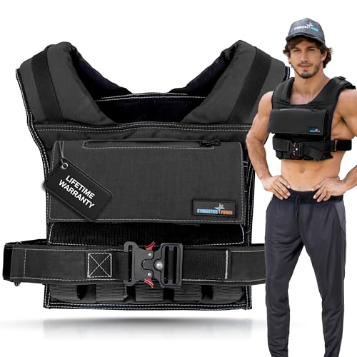 Weighted Vest Adjustable for Men and Women – Workout Weight Training Vest for Fitness, Running, Strength, Exercise & Cross Training