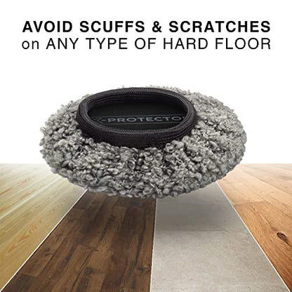 Furniture Sliders X-PROTECTOR - 8+8 Pack 3 1/2” - Multi-Surface Furniture Sliders for Carpet & Hard Floors - 8 Furniture Movers for Carpeted Floors and 8 Hardwood Socks - Move Your Furniture Easily!