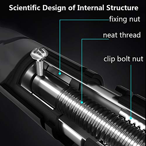 Chin Up Bar No Screws Installation Adjustable Pull Up Bar Doorway Chin Up Bar Horizontal Bar Exercise Bar with Locking Mechanism Upper Body Workout Bar for Home Gym Fitness - size: 116-145cm/45.6-57''