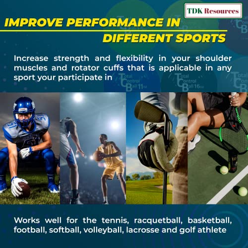 Total Control Sports Weighted Plyo Ball Set Includes 3.5, 5.5, 8, 11, 16, & 32 OZ Balls Baseball Training Equipment Will Increase Pitching Throwing Velocity for Any Sport Including Softball