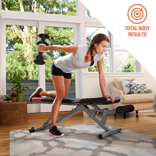 SKOK 25/55 lbs Pair Adjustable Dumbbells Set, Adjustable Weights Dumbbells Set for Men and Women with Anti-Slip Fast Adjust Weight by Turning Handle Dumbbell with Tray - color: 55lbs-Colorful-Single