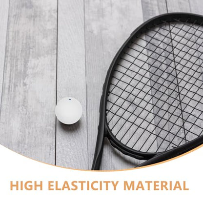 VICASKY 2pcs Single Dot Rubber Elastic Squash Training Balls for Beginners, Hand-Eye Coordination Reaction Trainer, High Bounce Practice Equipment for Squash Sports