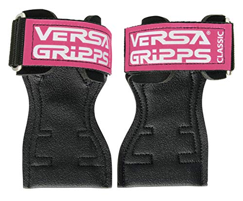 Versa Gripps® Classic Wrist Straps, Train Better, Choose Size and Color - color: Pink Label, size: Small: 6 to 7 inch wrist