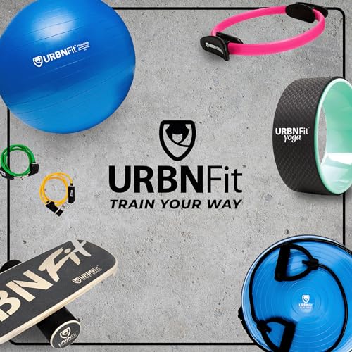 URBNFit Exercise Ball - Yoga Ball for Workout Pregnancy Stability - AntiBurst Swiss Balance Ball w/ Pump - Fitness Ball Chair for Office, Home Gym