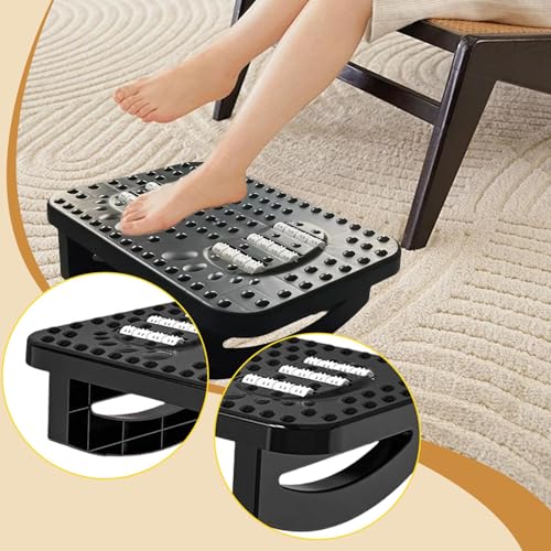 Foot Rest Under Desk Foot Stool Ergonomic with Massage Rocker Balance Board for Support