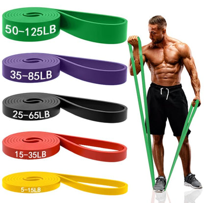 5PCS Resistance Bands for Working Out, Pull Up Assistance Bands Set - color: 5PCS
