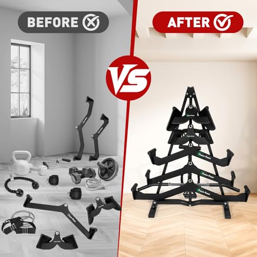Lat Pulldown Attachments Rack: Home Gym Storage