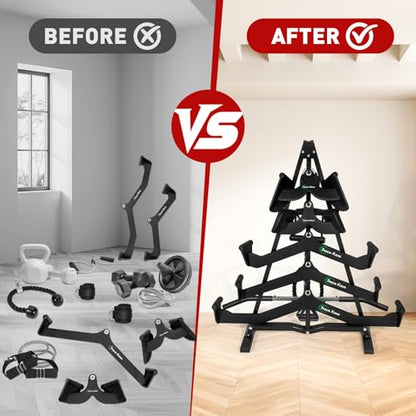 Lat Pulldown Attachments Rack: Home Gym Storage