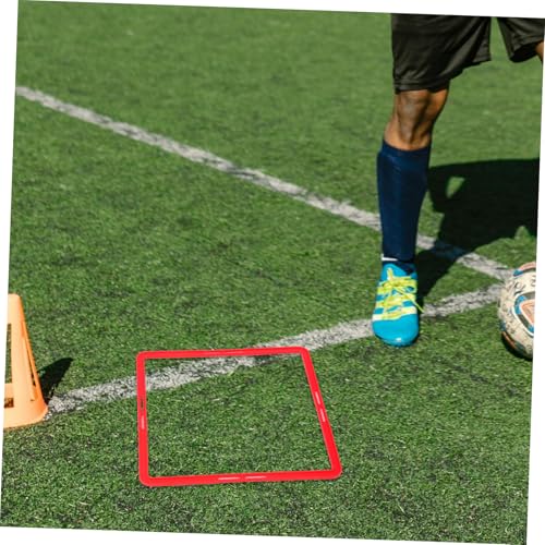 6pcs Football Training Rings Portable Agility Circles for Speed Training Boys and Girls Adult Accessory Set