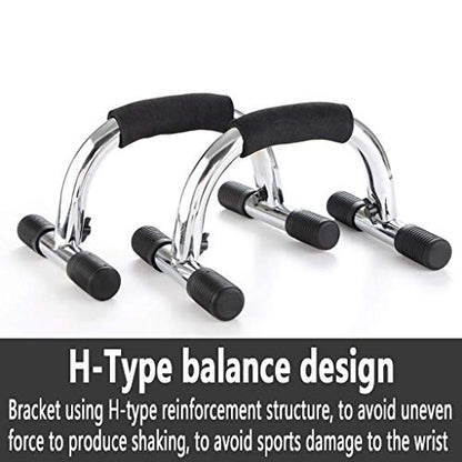 Push Up Bars - Home Workout Equipment Pushup Handle with Cushioned Foam Grip and Non-Slip Sturdy Structure